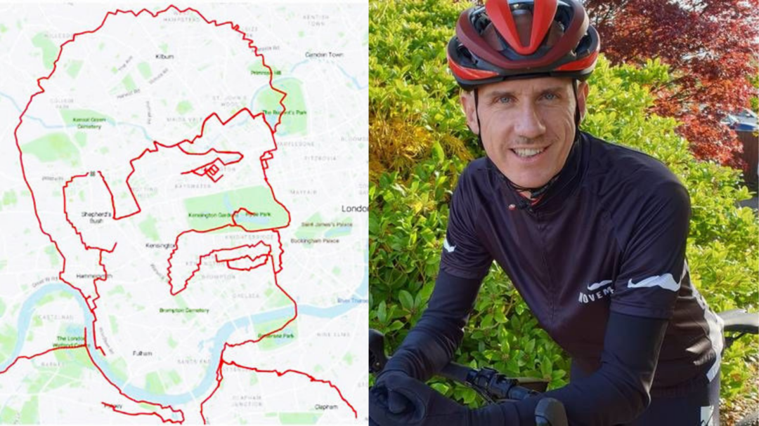 Man Who Makes GPSDrawings with His Bicycle Makes it to The Guinness