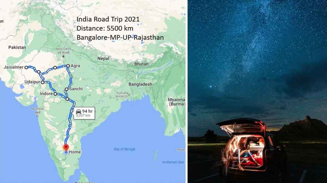 Indore To Bangalore Distance By Road India Road Trip 2021: Bangalore -Sanchi-Agra-Jaipur-Jodhpur-Jaisalmer-Udaipur-Indore-Bangalore-5500Km -  Tripoto