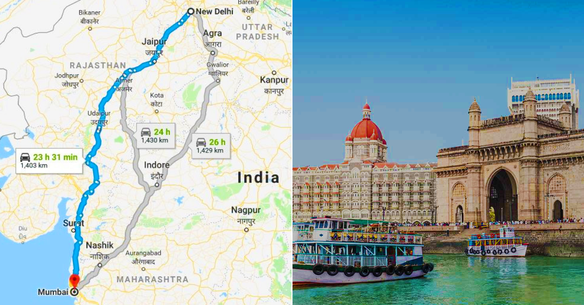 mumbai to delhi travel options