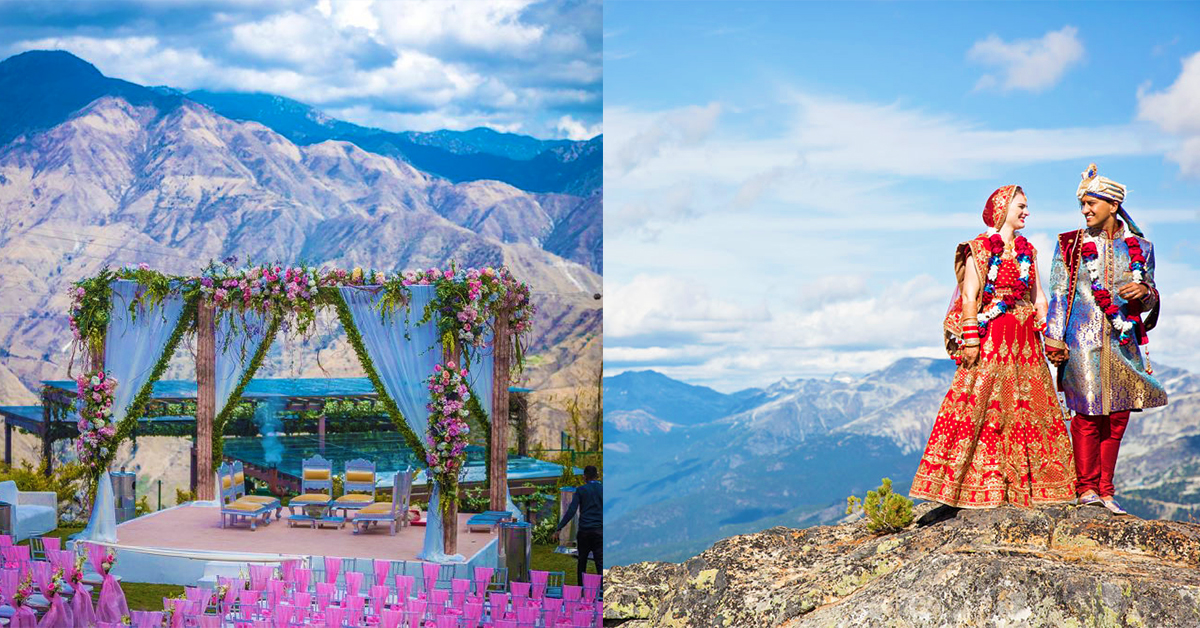 Indian Dream Destination Wedding Venues In The Mountains For Your